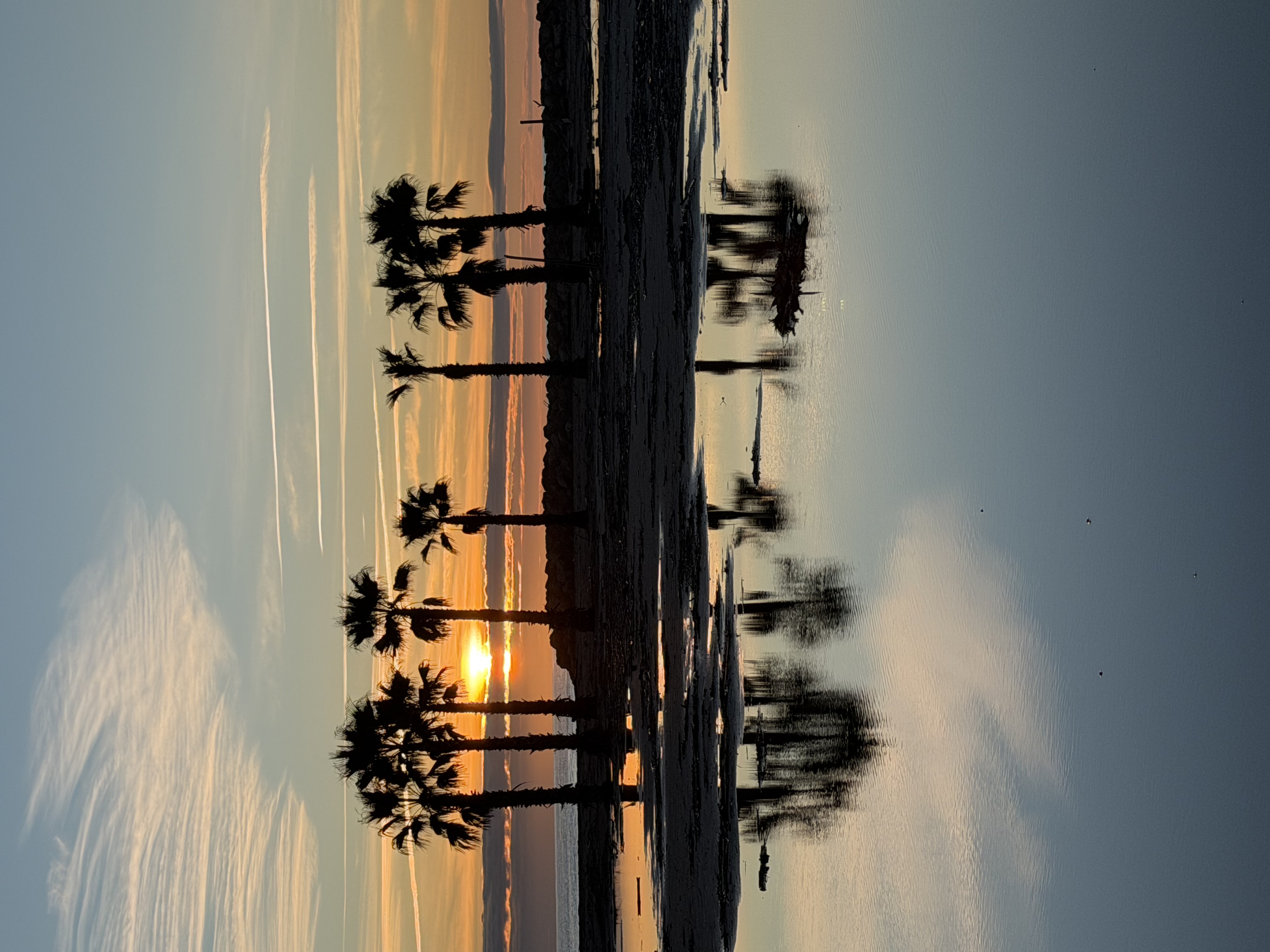 Coucher de soleil sur Valras